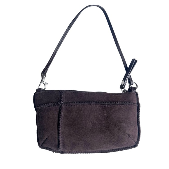 UGG small shearling lined zip pouch bag - Picture 4 of 6